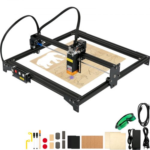 Desktop Laser Engraver 16.1"x15.7" Large Engraving Area 5.5W Laser Power