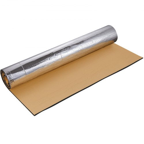 Car Sound Deadening Mat, 400 mil 1.5sq.m Automotive Sound Deadener, High Density Foam Sound Deadener Material & Heat Barrier, Double Layer Waterproof Structure Acoustic Insulation Mat