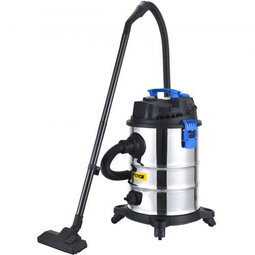 Dust Extractor Collector, 25L / 6.5 Gallon Capacity, HEPA Filtration System Automatic Dust Shaking, 1200W Powerful Motor Wet & Dry Vacuum Cleaner, Heavy-Duty Shop Vacuum with Attachments