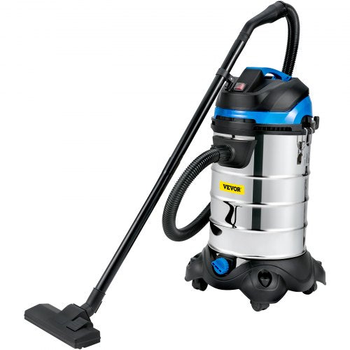 Dust Extractor Collector, 30L / 8 Gallon Capacity, HEPA Filtration System Automatic Dust Shaking, 1200W Powerful Motor Wet & Dry Vacuum Cleaner, Heavy-Duty Shop Vacuum with Attachments