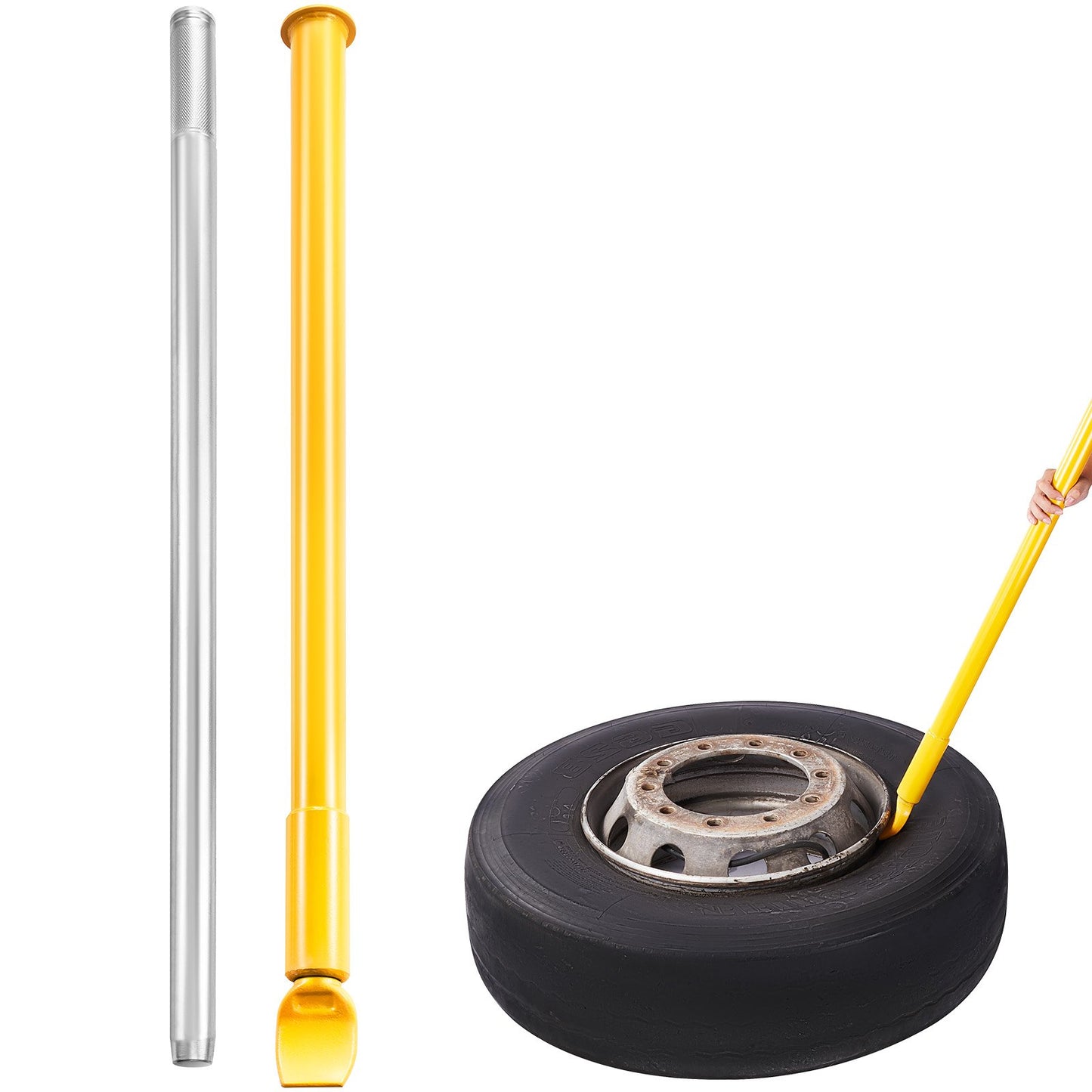 Tire Slide Hammer Bead Breaker Heavy-Duty Ram Bar for Car Truck Trailer