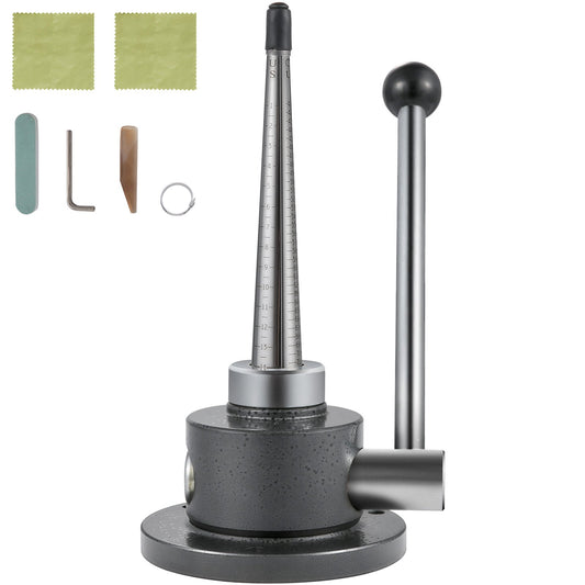 Coin Ring Stretcher Nodular Iron Ring Size Stretcher with U.S. Sizes 1-14 Ring Stretcher Tool Four Splines Ring Size Enlarger Tool Jewelry Forming Metal Repair for Jewelry Repair Store