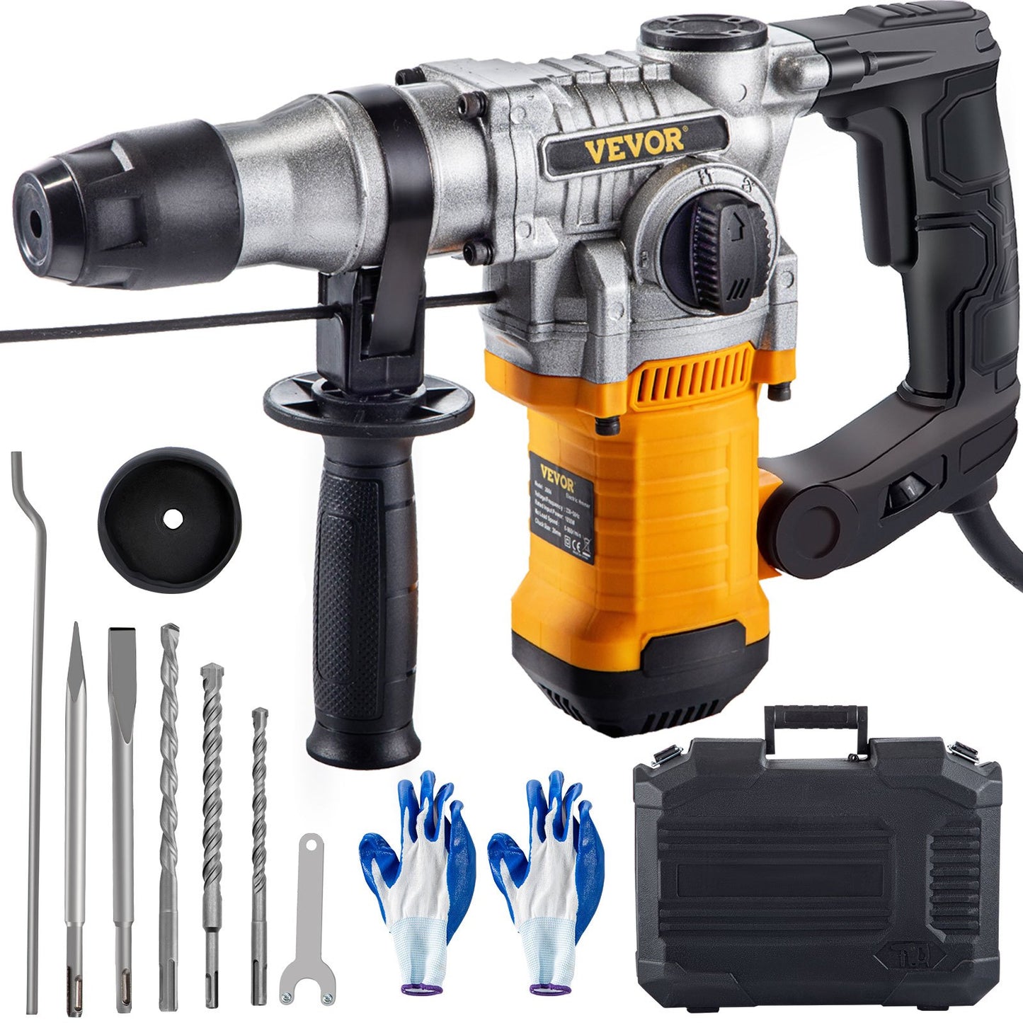Rotary Hammer Drill, 1" SDS Hammer Drill, 9.5A Rotary Hammer, 1050W SDS Plus Hammer Drill, 4-Mode Combination Rotary Hammer, 850RPM Cordless Rotary Hammer w/ Case, 220V Rotary Hammer Drill Kit