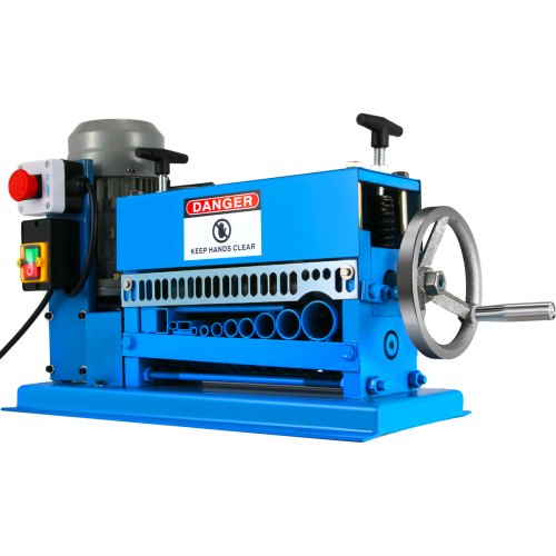 1.5-38MM Automatic Wire Stripping Machine 370W Kinds Of Metal Cable Wire Stripper With 10 Blades  Powered Electric Wire Stripper 15 M/Min