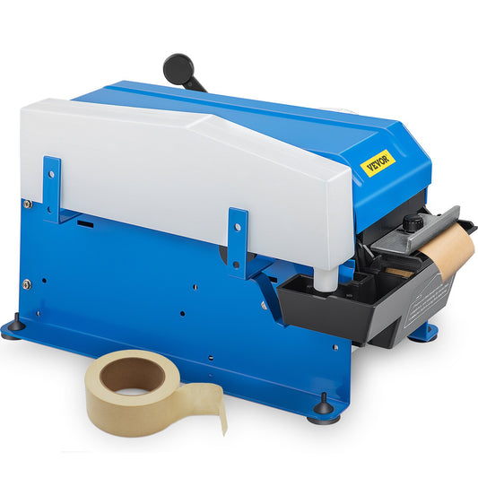Tape Dispenser, Maximum 39.4" x 3.94" Tape, Adjustable Length, Width & Water Level, Manual Water-Activated Tape Dispenser w/  Water Brush, Carton Packaging for Express Box, Gift Box
