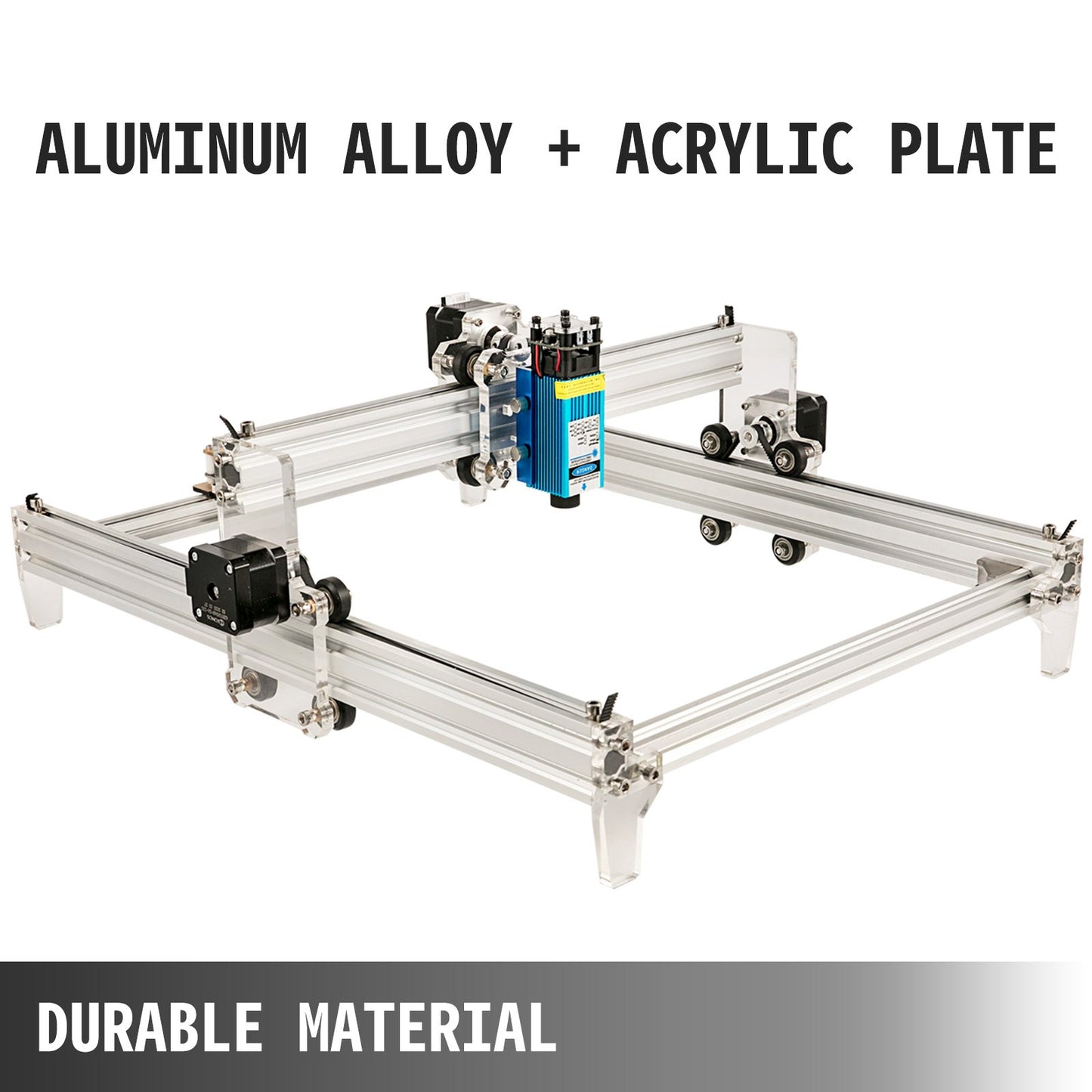 CNC 3040 500MW CNC Machine 395(X) x 285(Y)Mm Effective Working Area 3040 CNC Router Machine 0.1 mm Accuracy CNC Laser Engraver Machine with GRBL Control &  2 Axis Route for Carving Wood Plastic