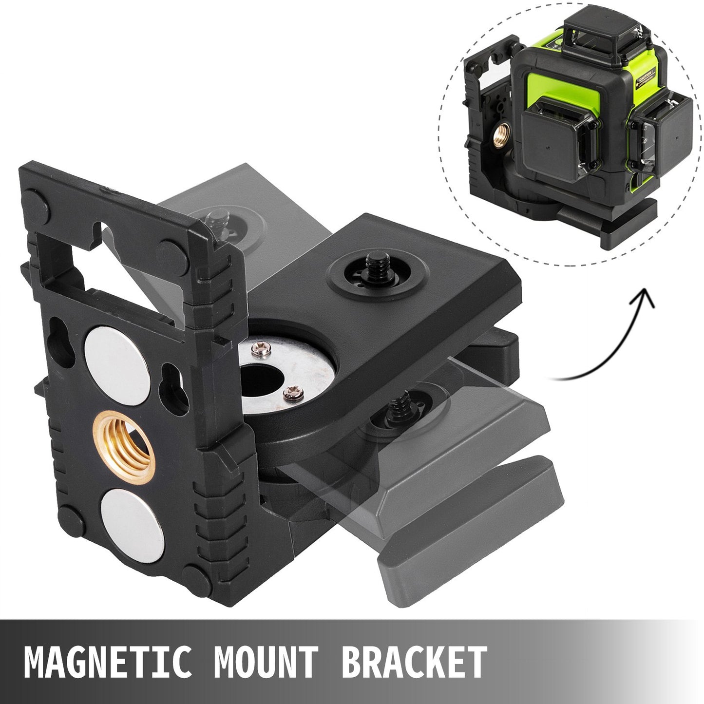 12 Lines Self-Leveling 903CG Rotary Laser Level Kit 360°Rotatable Horizontal & Vertical Cross Line Rotating Laser Kit