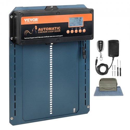 Automatic Chicken Coop Door Auto Chicken Door Opener Timer & Light Sensor