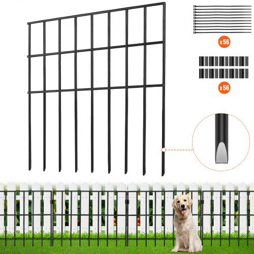 Garden Fence No Dig Fence 17''(H)x13''(L) Animal Barrier Fence 28 Pack