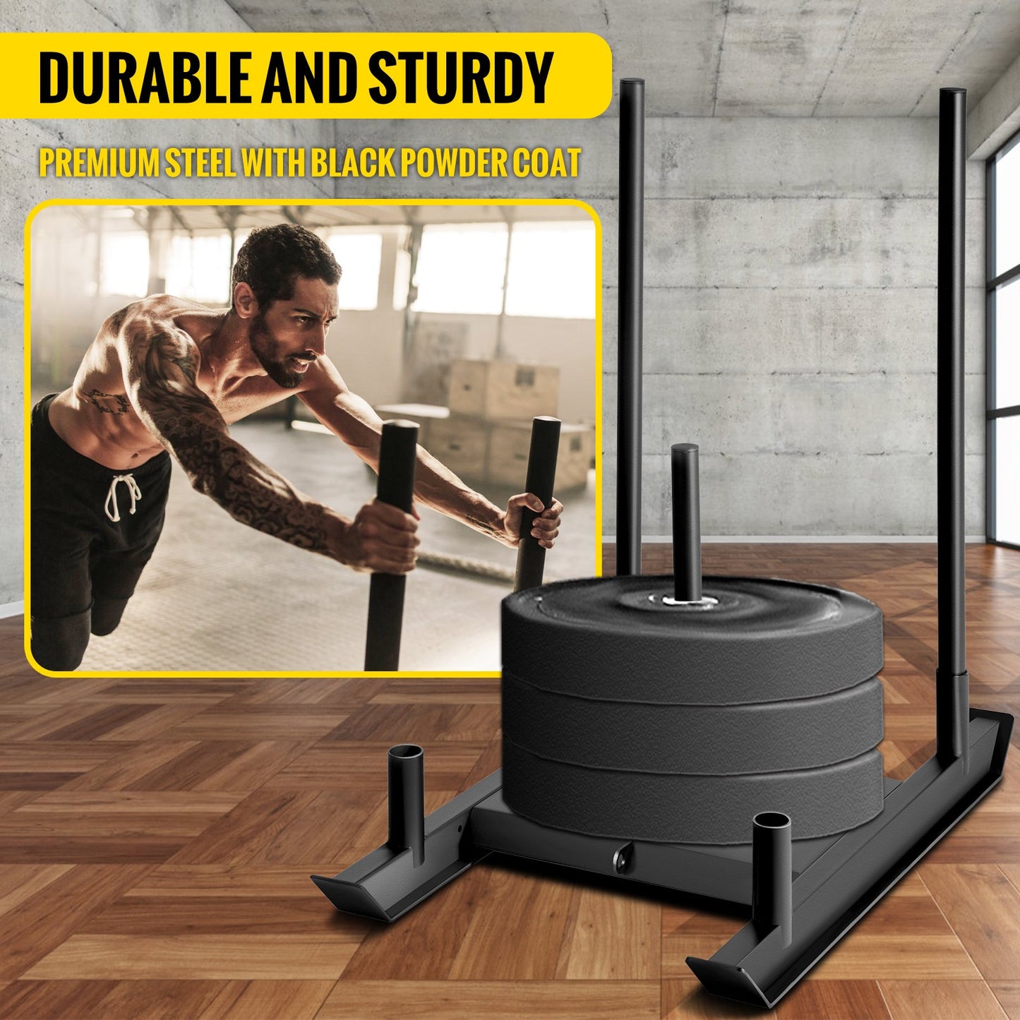 Weight Sled Pull Power Sled Workout Harness Tire Pulling Sled Football Workout Equipment Weight Drag Sled Strap Resistance Training Speed Agility Training Kits