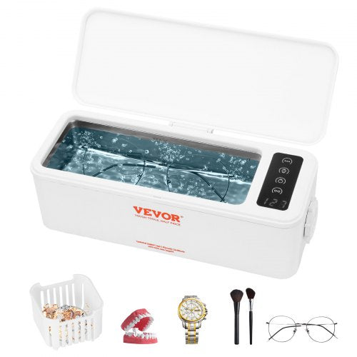 Ultrasonic Jewelry Cleaner Ultrasonic Cleaner Machine Portable 16oz(470ml)