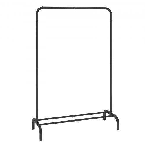 Clothes Rack, Heavy Duty Clothing Garment Rack with Hanging Rod and Bottom Storage Area, Clothing Rack for Bedroom Guest Room