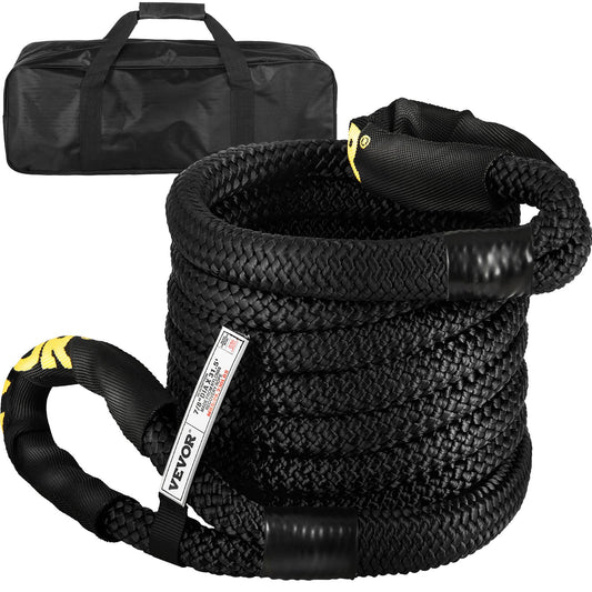 Kinetic Energy Recovery Rope Tow Rope 7/8" x 31.5' 29300LBS with Carry Bag