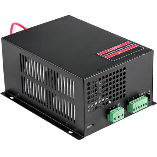 Laser Power Supply 80W for Co2 Laser Engraver Power Supply Laser Tube Laser Power Box for Laser Cutter Engraving Machine