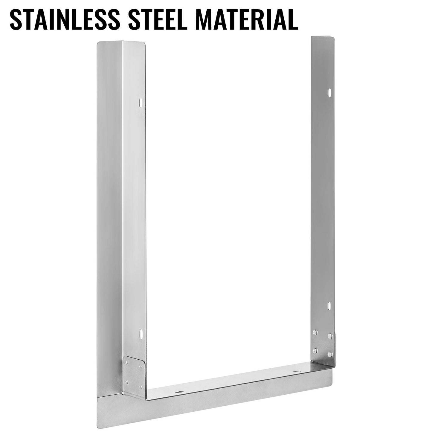 Outdoor Finishing Frame, 12.2 x 18 Inch Frame Finishing, Stainless Steel Outdoor BBQ Frame for Double Side Burner, Grill Finishing Frame, Suitable for Outdoor Kitchen and BBQ Island