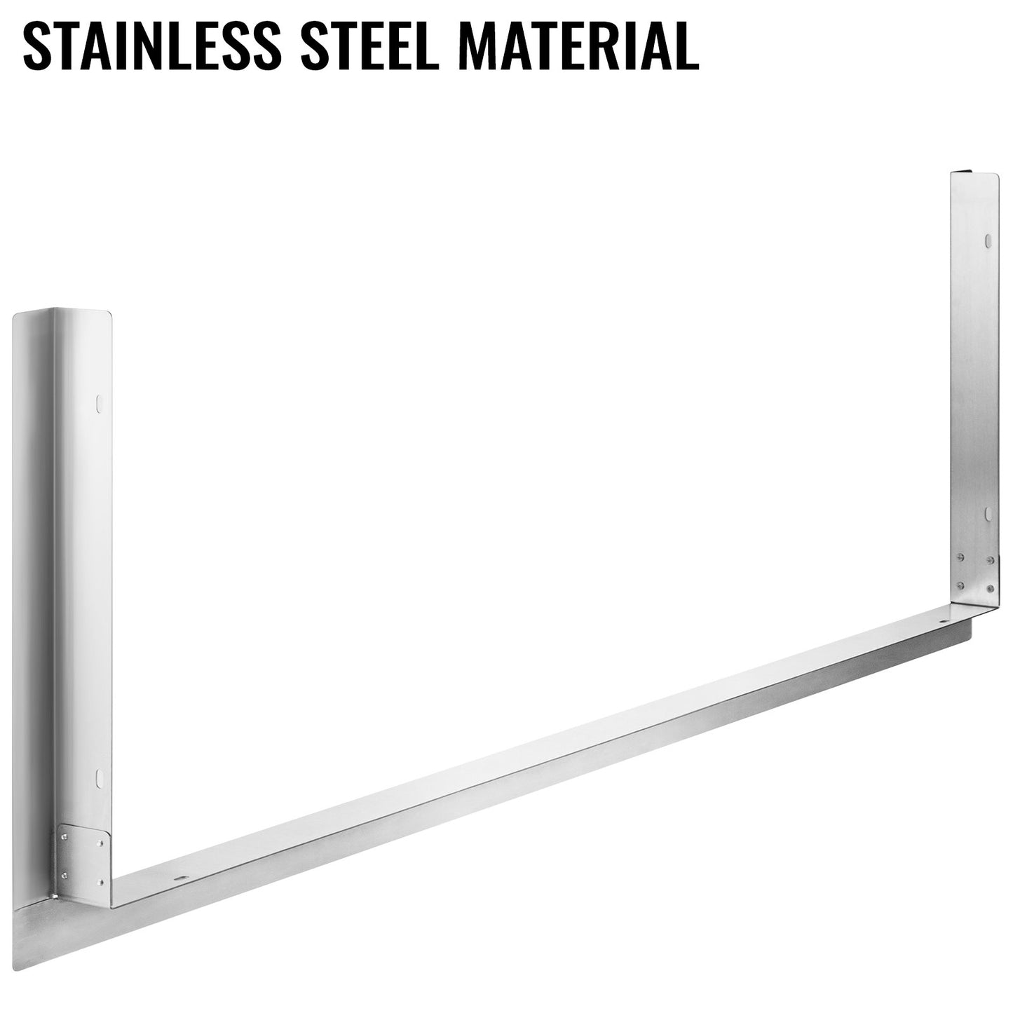 Outdoor Finishing Frame, 45.2 x 15 Inch Frame Finishing, Stainless Steel Outdoor BBQ Frame for 38 Inch Built-In Grill, Grill Finishing Frame, Suitable for Outdoor Kitchen and BBQ Island