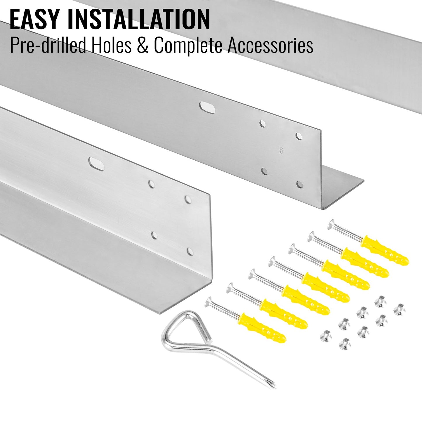 Outdoor Finishing Frame, 45.2 x 15 Inch Frame Finishing, Stainless Steel Outdoor BBQ Frame for 38 Inch Built-In Grill, Grill Finishing Frame, Suitable for Outdoor Kitchen and BBQ Island