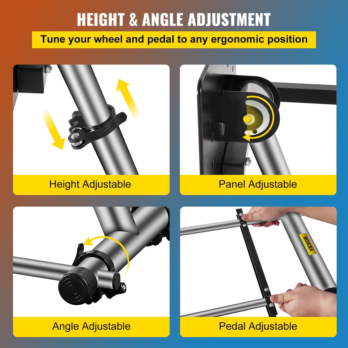 360 Degree Steering Wheel Stand G920 Adjustable Racing Wheel Stand Shifter Mount Stand fit for Logitech G29/G920/G25/G27 Racing Wheel Frame,Wheel Pedals Not Included