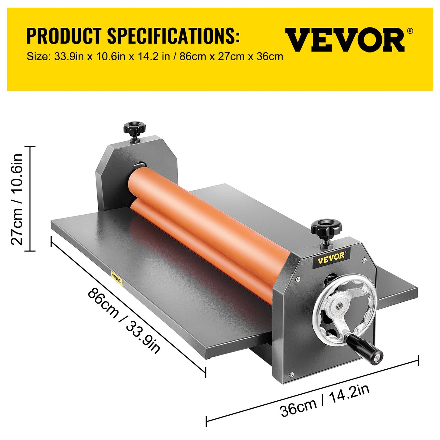 25.5" 650MM Manual Cold Roll Laminator Vinyl Photo Film Mounting Laminating Machine Cold Roll Laminating Machine
