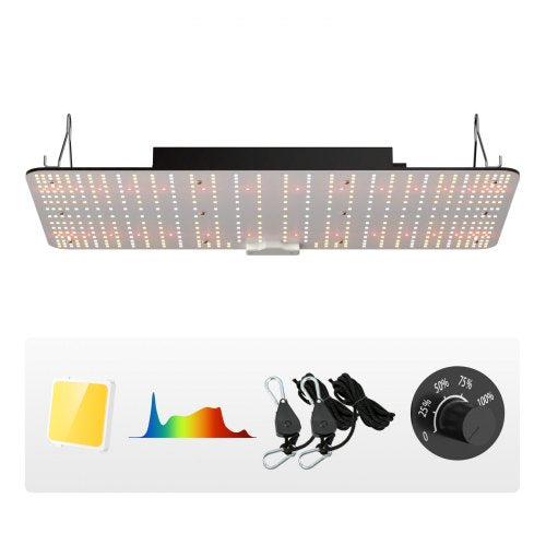 LED Grow Light, 200W Full Spectrum Dimmable, High Yield Samsung 2B1B Diodes Growing Lamp for Indoor Plants Seedling Veg and Bloom Greenhouse Growing, Daisy Chain Driver for 2x4/3x3 ft Grow Tent