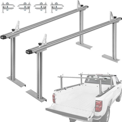 Truck Rack Pickup Truck Bed Ladder Rack Universal Aluminum Adjustable