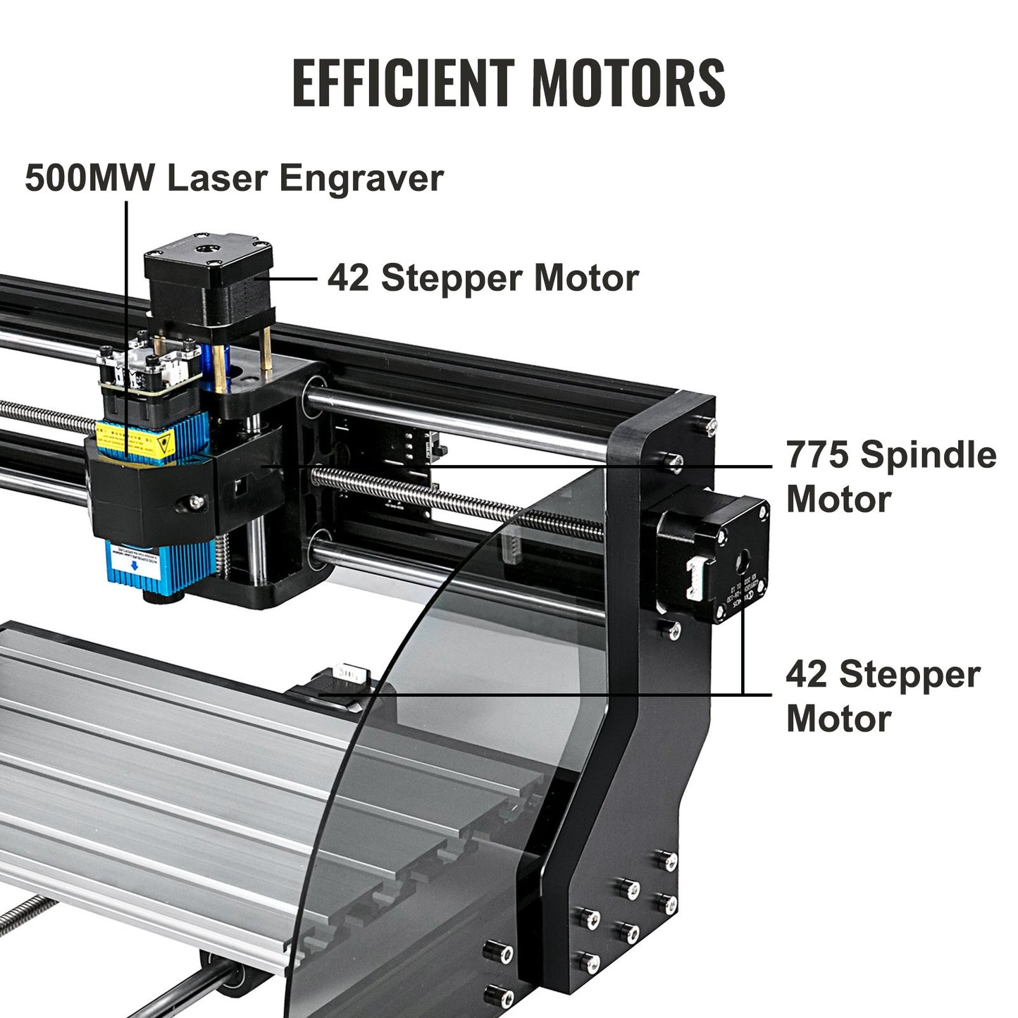 CNC 3018 Pro CNC Router 300×180×45mm CNC Machine 500MW GRBL Control Mini Laser Engraver with Offline Controller 3 Axis Laser Engraving Machine for Carving Milling Plastic, Acrylic, PVC, Wood