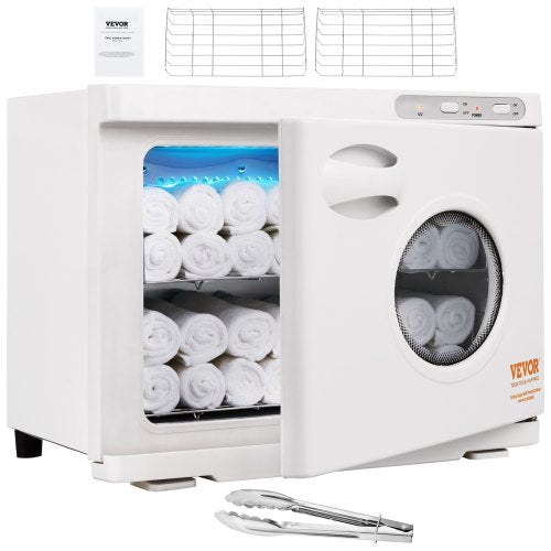 Hot Towel Warmer 23L Towel Warmer Cabinet with Two Stainless Steel Racks