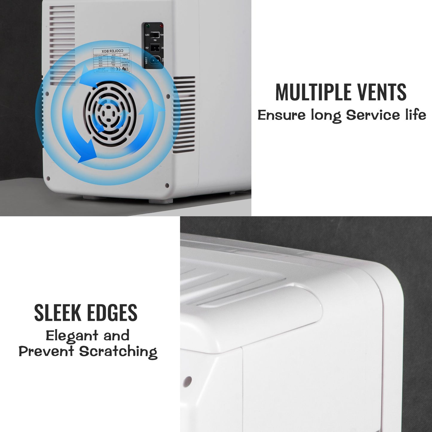 Mini Fridge, 10 Liter Portable Cooler Warmer, AC/DC Skincare Fridge, Stylish Look Compact Refrigerator, Lightweight Beauty Fridge, for Bedroom Office Car Boat Dorm Cosmetic Medicine in Red