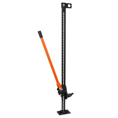 High Lift Farm Jack, 60" Utility Farm Jack, 7000 lbs Capacity Ratcheting Off Road Utility Jack, Heavy-Duty Farm Jack for Tractor, Truck, SUV, Bumper Lift, Orange