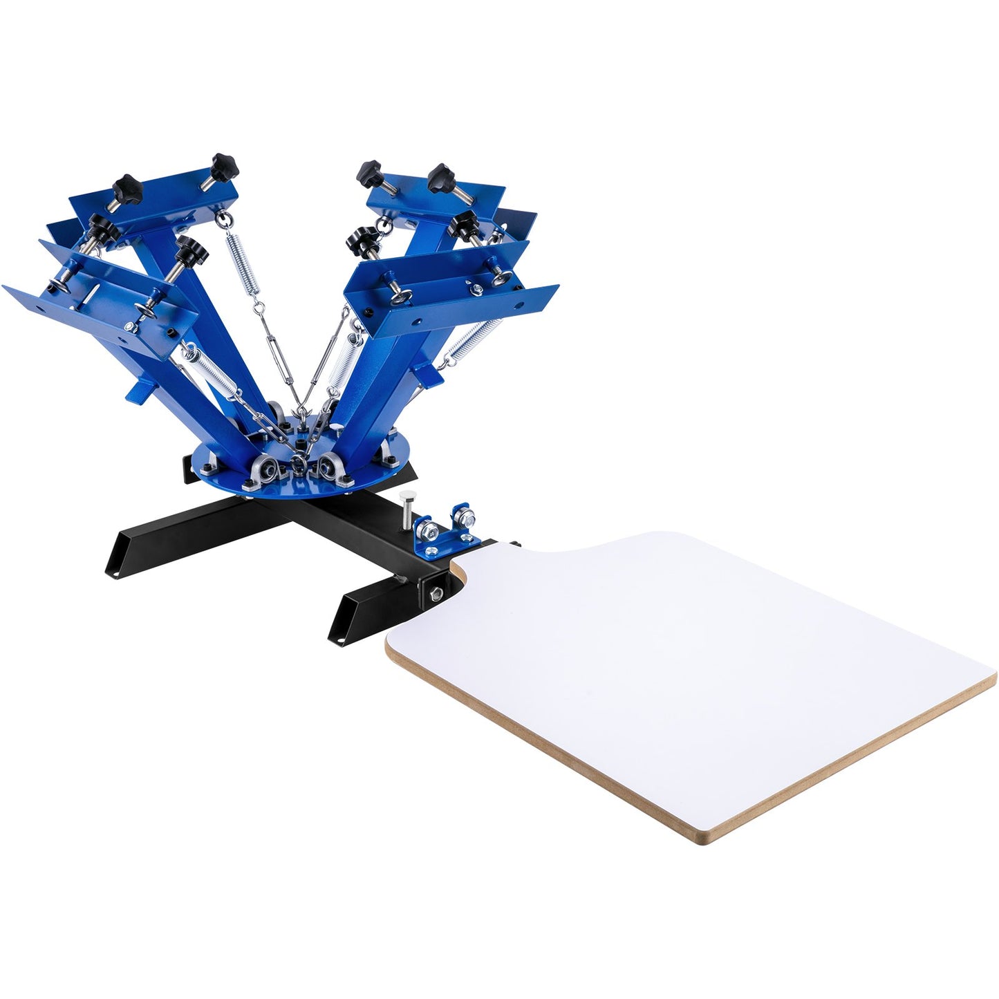Screen Printer 4 Color 1 Station Silk Screen Printing Kit 55x45cm T-shirt Screen Printing Machine Screenprint Press