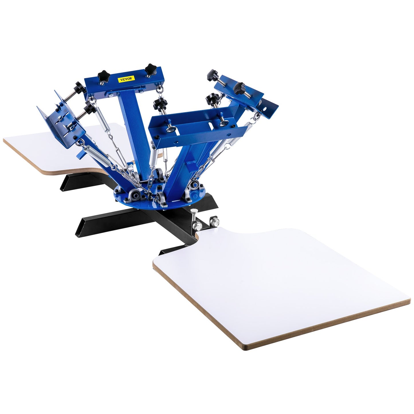 Screen Printer 4 Color 2 Station Silk Screen Printing Kit 55x45cm T-shirt Screen Printing Machine Screenprint Press