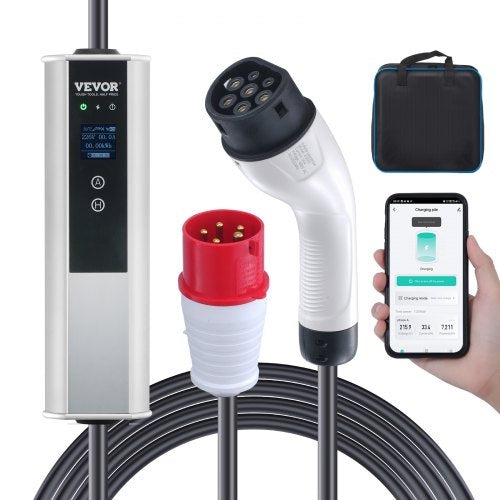 Portable EV Charger Type 2 EV Charging Cable 16A CEE 16 7.5 M 230V/400V