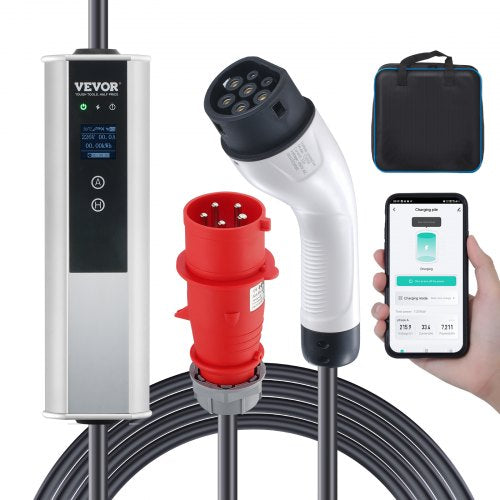 Portable EV Charger Type 2 EV Charging Cable 32A CEE 32 7.5 M 230V/400V