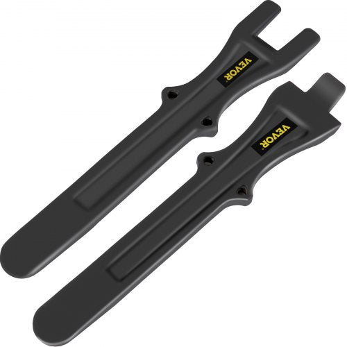 Tire Changing Tool, 11 Inch Tire Iron Set, 2pcs Motorcycle Tire Irons, 40CR Steel Tire Bead Breaker, Black Tire Changing Spoons, Rust Proof Motorcycle Tire Spoons, Tire Levers For Bile Tires
