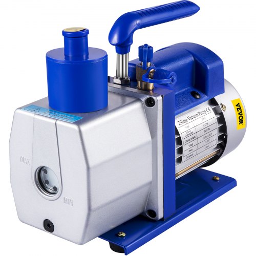 6 CFM 1/2 HP refrigeration vacuum pump,2 Stage Air Vacuum Pump AC Refrigeration Kit,Vacuum Forming Refrigeration Vacuum Packing,1/2 HP HVAC Combo Air Conditioning Refrigeration
