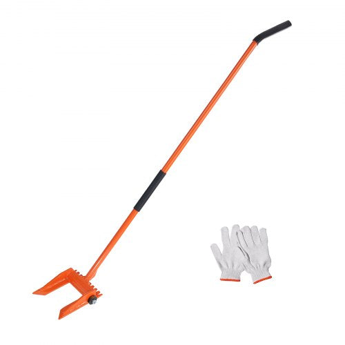 Pallet Buster, 60-Inch Handle, 2000 lbs Weight Capacity, Q235 Carbon Steel, Heavy Duty Deck Wrecker Demolition Wood Pallet Tool Breaker Pry Bar Puller for Efficient and Effortless Board Removal