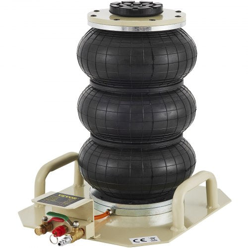 Pneumatic Car Jack 6600 LBS Triple Bag Air Jack 3T Quick Lift Heavy Duty Jacking Hand-Held-Type Portable Car Lifter Jack for Lifting Car, Minivan, SUV Off-road Vehicle