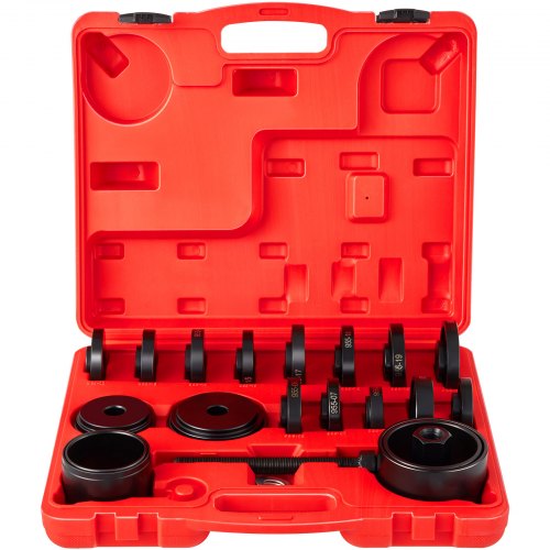 FWD Front Wheel Drive Bearing Adapters Puller, 23 PCS, 45# Steel Press Replacement Installer Removal Tools Kit, Wheel Bearing Puller Tool Works on Most FWD Cars & Light Trucks?