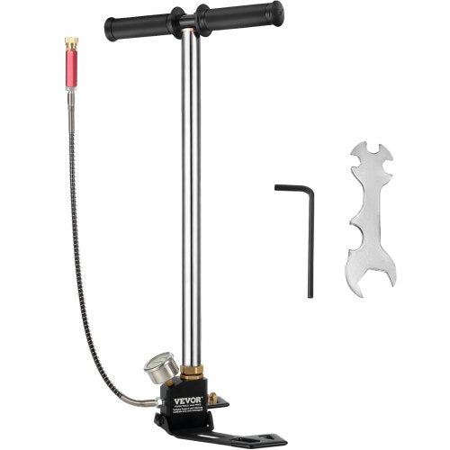 4500 PSI Air Gas Filling Pump 3 Stage PCP Charging Stirrup Pump Air Pump PCP High Pressure High Output for Air Driving Cylinder and PCP Cylinder, for Outside Sporting and Hunting