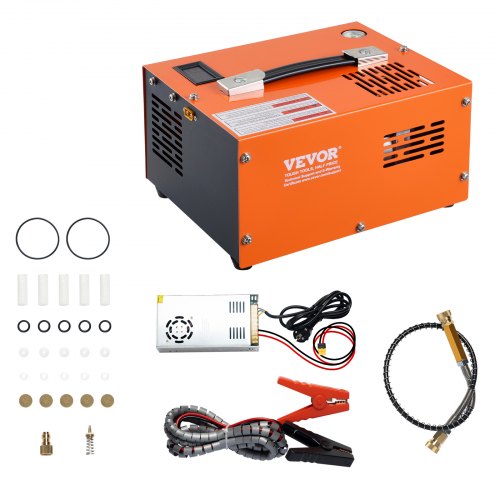PCP Air Compressor 4500PSI External Converter DC12V / AC230V Manual Stop