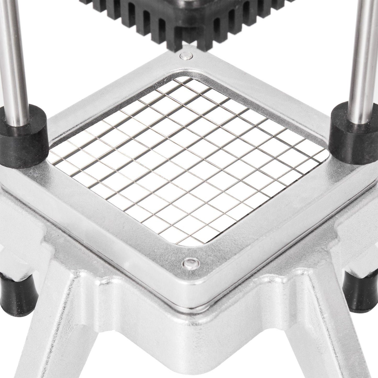 Commercial Chopper 3/8-Inch Commercial Vegetable Dicer Stainless Steel Commercial Vegetable Chopper with Handle & Antiskid Feet Commercial Food Chopper For Potatoes Onions Carrots Tomatoes