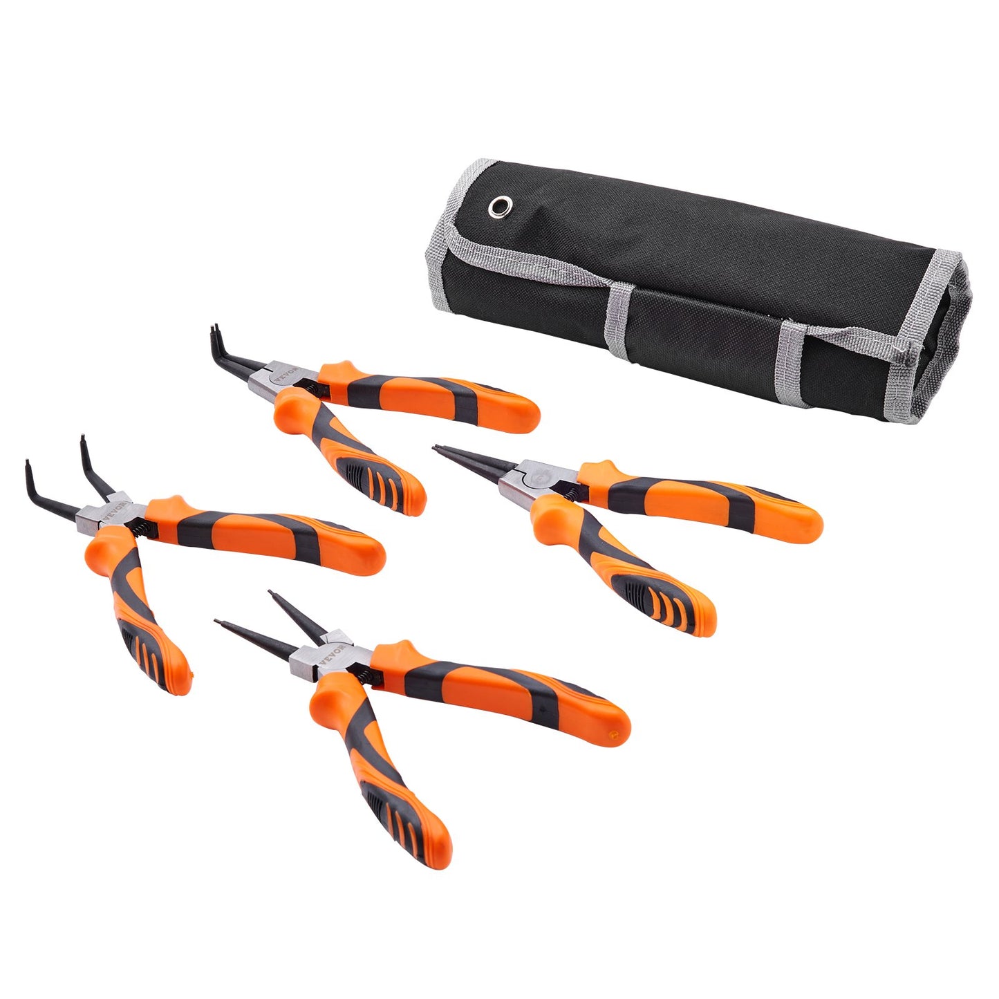 Snap Ring Pliers Set Circlip Pliers Kit 4-Piece Internal and External