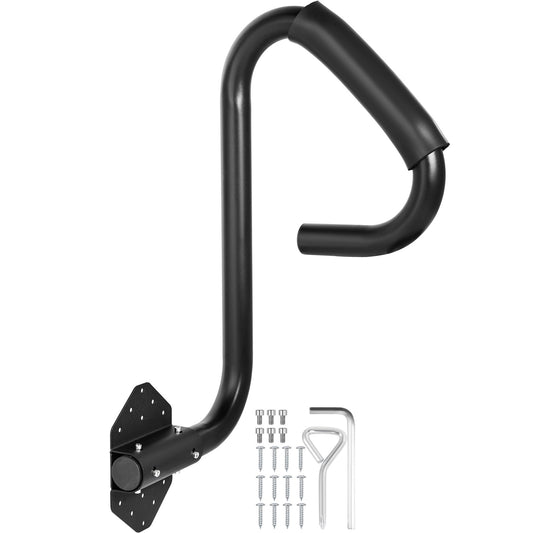 Hot Tub Handrail 600LBS Capacity Spa Side Step 26" Spa Side Handrail Stationary Stainless Steel Under Mount Handrail Hot Rail with Sponge Rubber Grip Matte Design Hot Rail Tube for Access Spa