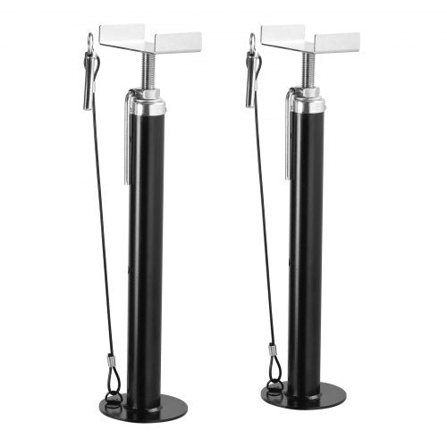 RV Slide Out Support Jacks, 5000 lbs Capacity Each Slide Out Stabilizer, Adjusts from 20"-48" Camper Slide Out Support Jacks, Heavy-duty Slide out Stabilizers for RV, Camper and Travel Trailer