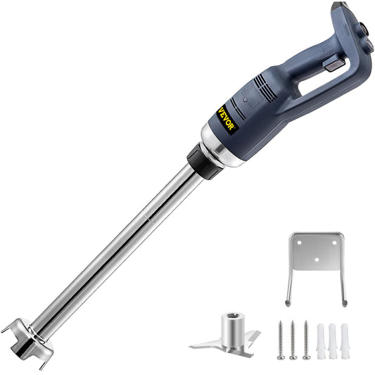 Commercial Immersion Blender 500W Variable Speed Commercial Hand Blender with 19.7-Inch Blender Shaft Industrial Immersion Blender Hand Immersion Blender for Commercial Use