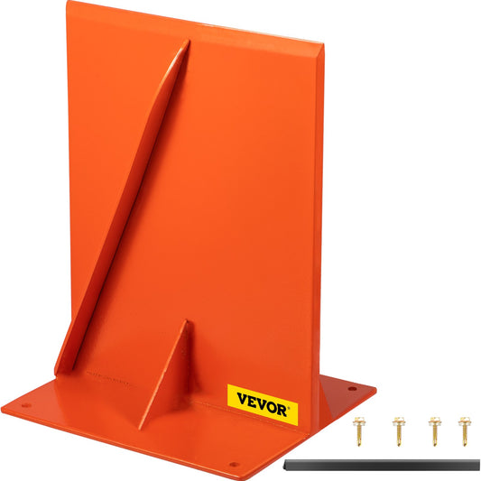 Firewood Splitter for Splitting 8" Diameter Wood, Manual Log Splitter 8.7" x 11", Wood Splitter 6.8 Lbs, Easy to Carry, Made of Q235 Steel, with 4 Screws & Blade Cover, for Home, Campsite