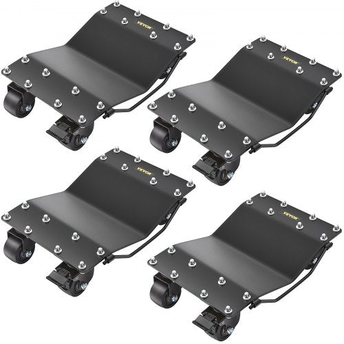 Wheel Dolly, 8000 LBS/3600 KG Car Dollies, Wheel Dolly Car Tire Stake Set of 4 Pack, Heavy-duty Car Tire Dolly Moving Cars, Trucks, Trailers, Motorcycles, and Boats