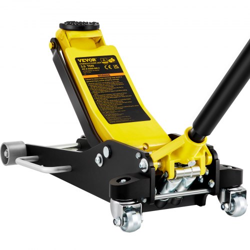 Floor Jack, 3 Ton Low Profile Floor Jack, Aluminum And Steel Racing Floor Jack With Dual Pistons Quick Lift Pump, Floor Jack Lifting Range 90 mm-500 mm