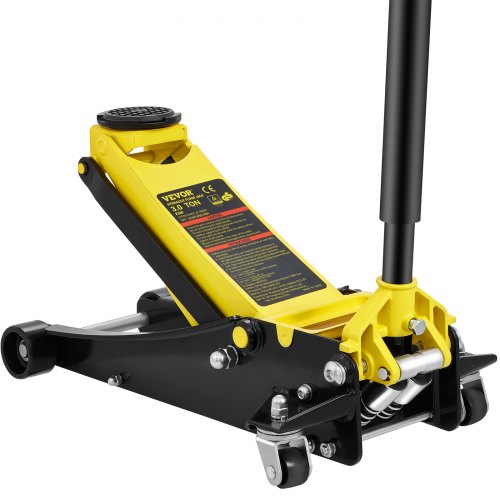 Floor Jack, 3 Ton Low Profile Floor Jack, Heavy-duty Steel Racing Floor Jack With Dual Piston Quick Lift Pump, Floor Jack Lifting Range 85 mm-500 mm