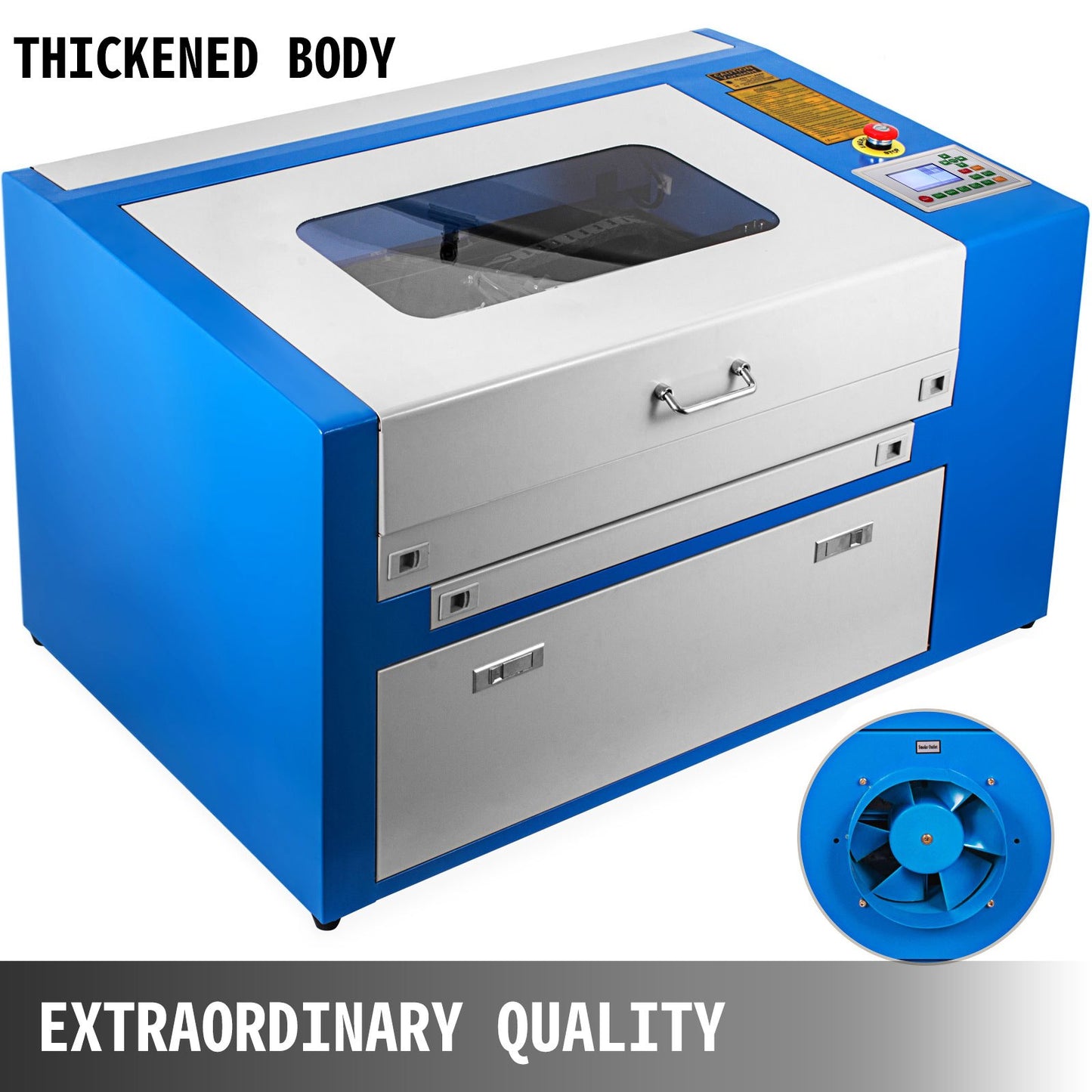 50w USB CO2 Laser Engraving Machine 300x500mm Laser Engraving Machine USB Connection Cutting Thickness Cut 10mm Engraver
